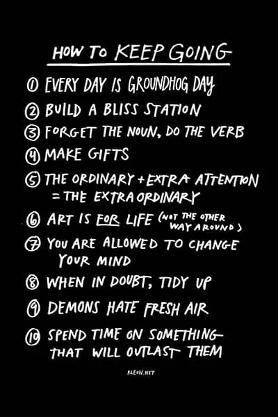 Keep Going Book Cover — Recommendations