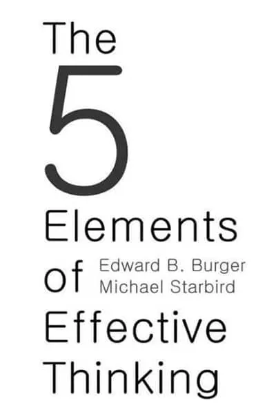 The 5 Elements of Effective Thinking Book Cover - Recommendations