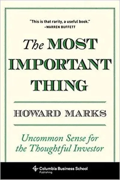 The Most Important Thing Book Cover - Recommendations