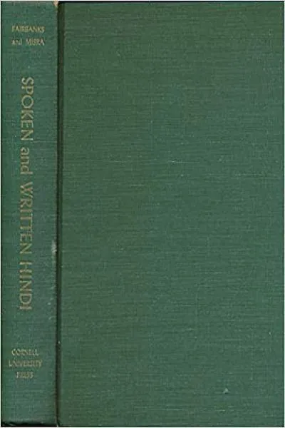 Spoken and Written Hindi Book Cover — Recommendations