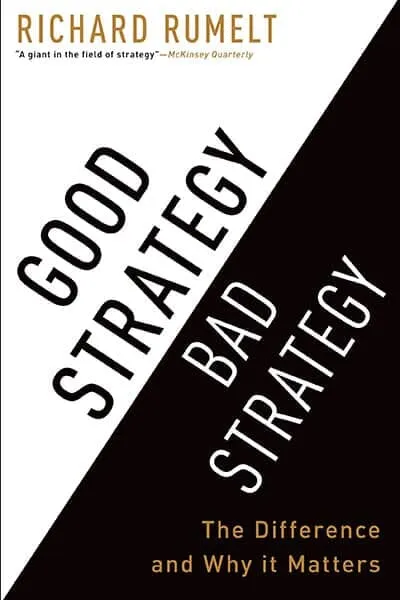 Good Strategy Bad Strategy Book Cover - Recommendations