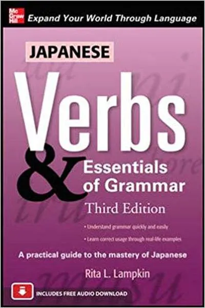 Japanese Verbs & Essentials of Grammar Book Cover — Recommendations