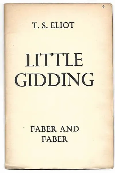 Little Gidding Book Cover — Recommendations